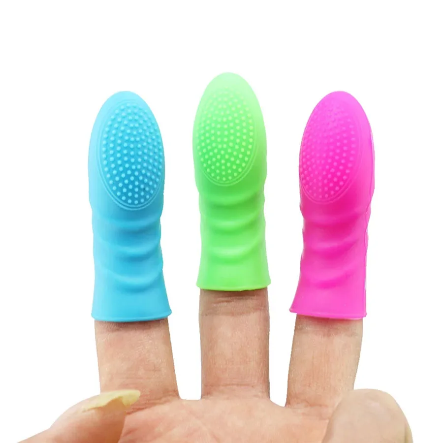 Silikónový prstový rukáv Vibrátor G Spot Vaginová masážna masážna klitoris stimulátor pre ženy dospelých