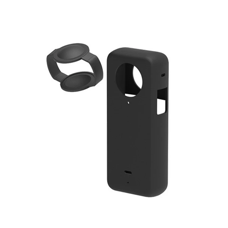 Silikónový puzdro pre fotoaparát pre Insta 360 One X3 Panoramatic Action Camera Pustomater Silikone Protective Anti-Drop Case,