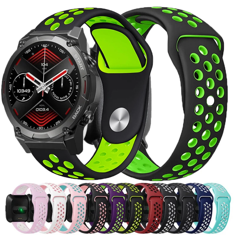 Silikónový pás Forzeblaze GTR 2 GTR3 PRO Stratos 2 3 22mm hodinky na Zeblaze Vibe 7 Pro 7lite za 2 3 pro BTalk 2 Correa