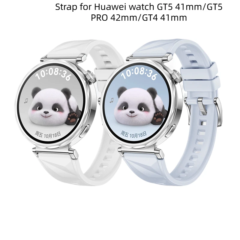 Silikónový remienok pre Huawei Watch GT5 41 mm GT5 Pro 42mm Sport WatchBand pre Huawei Watch GT4 41mm Correa náramok Žena Woman Wrik