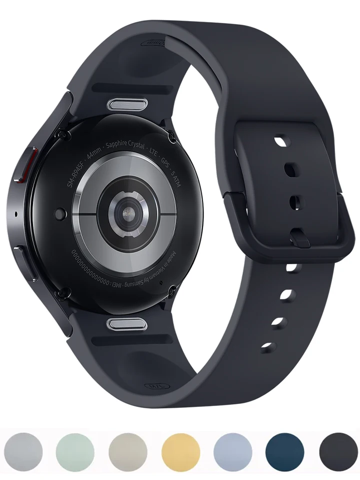 Silikónový remienok pre Samsung Galaxy Watch Band 6 5 4 Sport WatchBand 20mm Watch náramok Galaxy Watch6 Classic 43 mm 47 mm 44 mm 40 mm