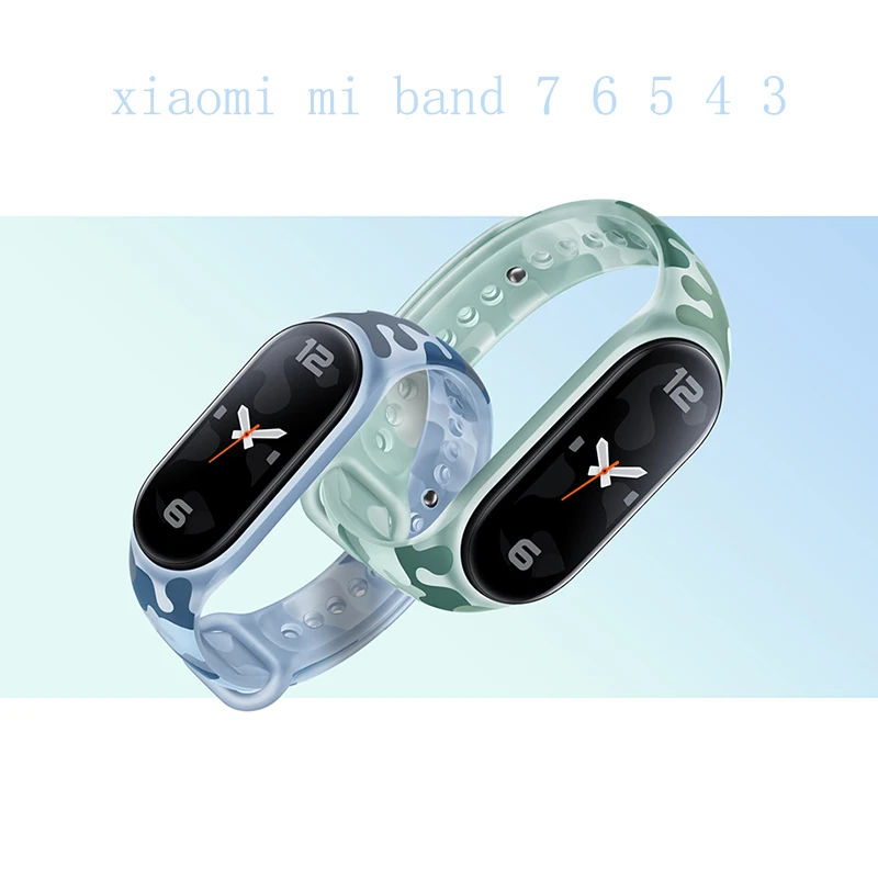 Silikónový remienok pre Xiaomi Mi Band 7 6 5 Náramok Watchband Correa Strap Splatné náramok náramku pre Xiaomi Mi Band 4 3