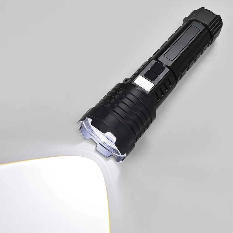 Silná LED baterka Super svetlé vysokovýkonné nabíjateľné multifunkčné magnetické silové bankové kempingové kempingové vonkajšie prenosné svetlo
