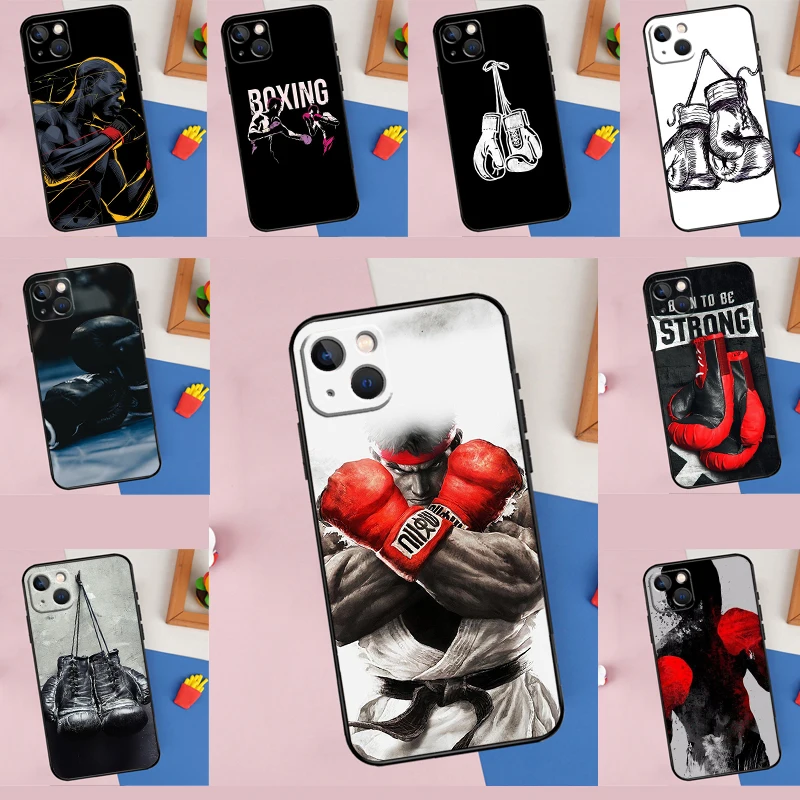 Silné boxerské rukavice pre iPhone 12 11 14 15 13 16 Pro Max xs x xr plus 13 12 Mini krycie fonda