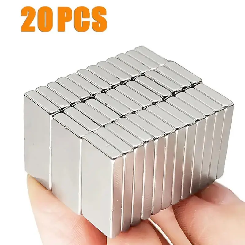 Silné samostatne pasívne magnetické štvorcové magnetické listy s obojstrannou podložkou vzácnych zemských neodymiových magnetov