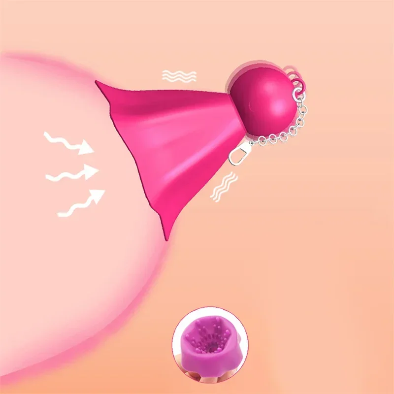 Silné vibračné bradavky Vibrátor Vibrátor Sexy flirtovacie klitoris stimulátor miláčikov