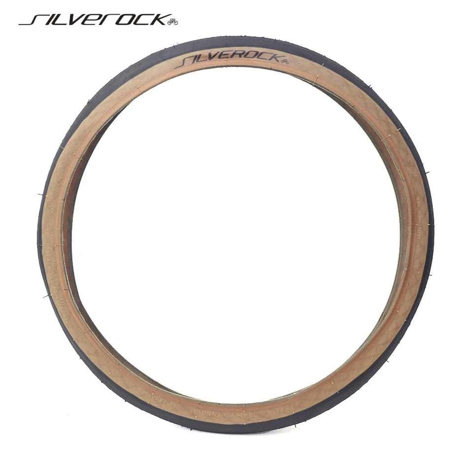 Silverock 1pc 16 palcov 349 1 3/8 Pneumatika bicykla pre Brompton 3Sixty Bike Fnhon Gust Skladací bicykel 349 Wheelset Tire