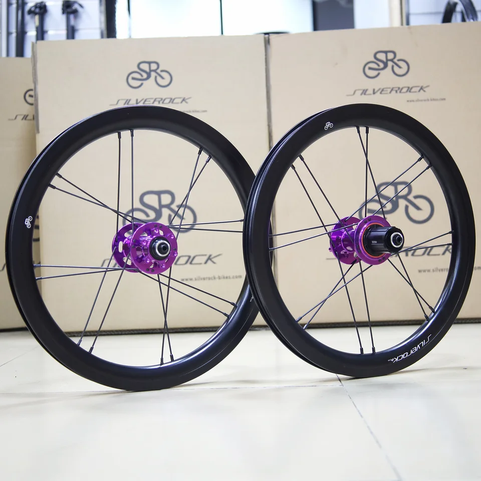Silverock SR30A-HUB001 Zliatinové kolesá 16in 305 349 8-11S 100 mm 135 mm disk brzdenie pre Gust K3 Plus deti detské skladacie bicykle Wheelset