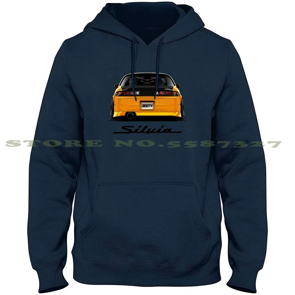 Silvia S14 Autor: Silviataste 100% Pure Cotton Hoodie Tshirt Skyline GTR JDM Nismo Bnr34 Hakosuka R33 R32 FD3S RX7 RX8 SILVIA S14