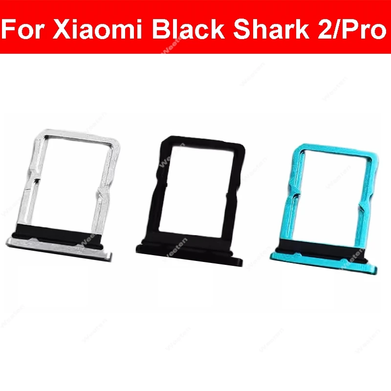 SIM karta Držiak podnosu pre Xiaomi Black Shark 2 2Pro SIM Card Tray Slot Reader SIM Card Card Tray Výmena adaptérových dielov