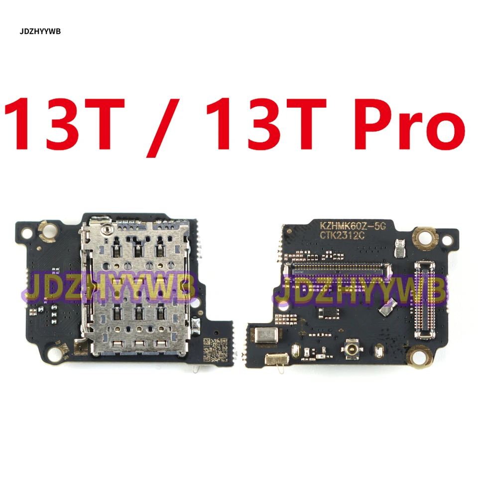 SIM karta SD READER doska pre Xiaomi MI 13T PRO 13TPRO FLOWNE FLOW COBNE SPRÁVA PREVÁDZKA ČASŤ 23060G 23078PND5G