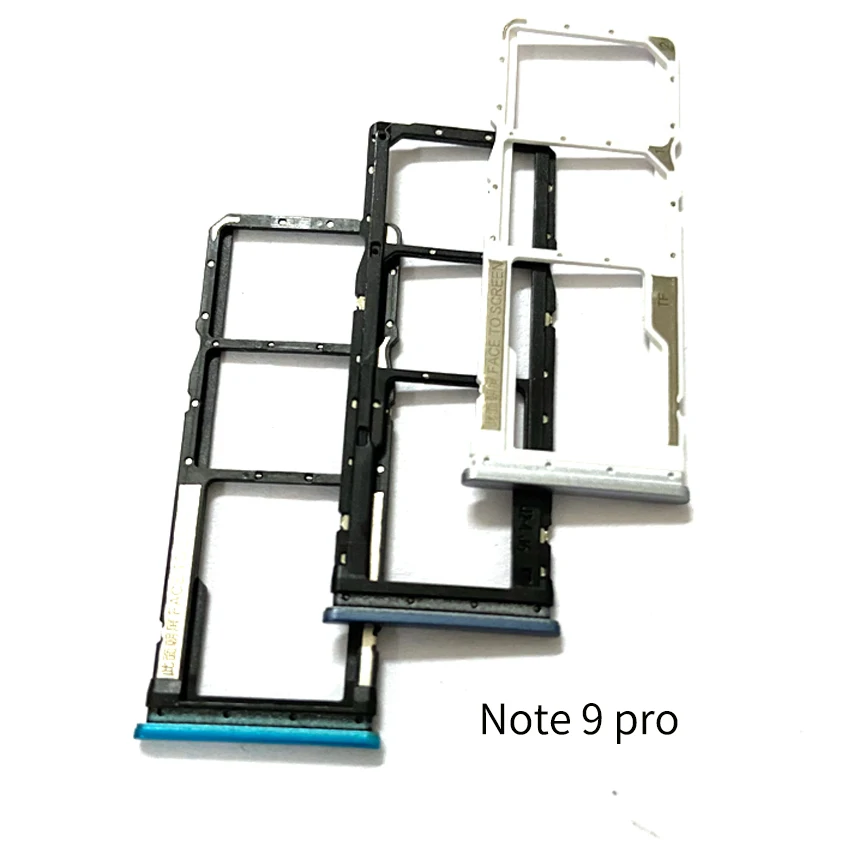 SIM Tray Držiteľ pre Xiaomi Redmi Poznámka 9 Pro Note9 Poznámka 9S Globálna verzia SIM Card Tray Slot Držiteľ adaptéra Adapter Socket