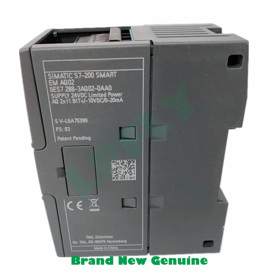 SIMATIC S7-200 SMART, ANALOG OUTPUT SM AQ02, 2 AO, 6ES7 288, 6ES7288-3AQ02-0AA0, 6ES72883AQ020AA0