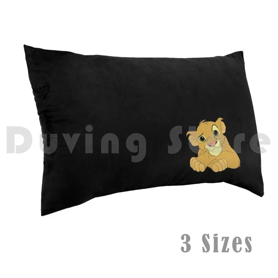 Simba vankúšový prípad 20*30 palcov Simba Kráľ Lion King Cartoon Mufasa Lion Animal Kids Timon Bomba Forest Jungle