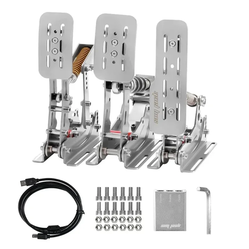 Simjack Pro Sim Pedals PC pretekársky simulátor tlakového snímača zaťaženia Hydraulický pedál