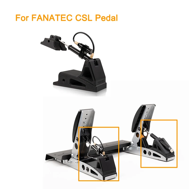 Simocing Game Pedal Pedal Throttle Brzdenie tlmenia pedála Hydraulická modifikácia Modifikácie upgrade pre pedál Fanatec CSL