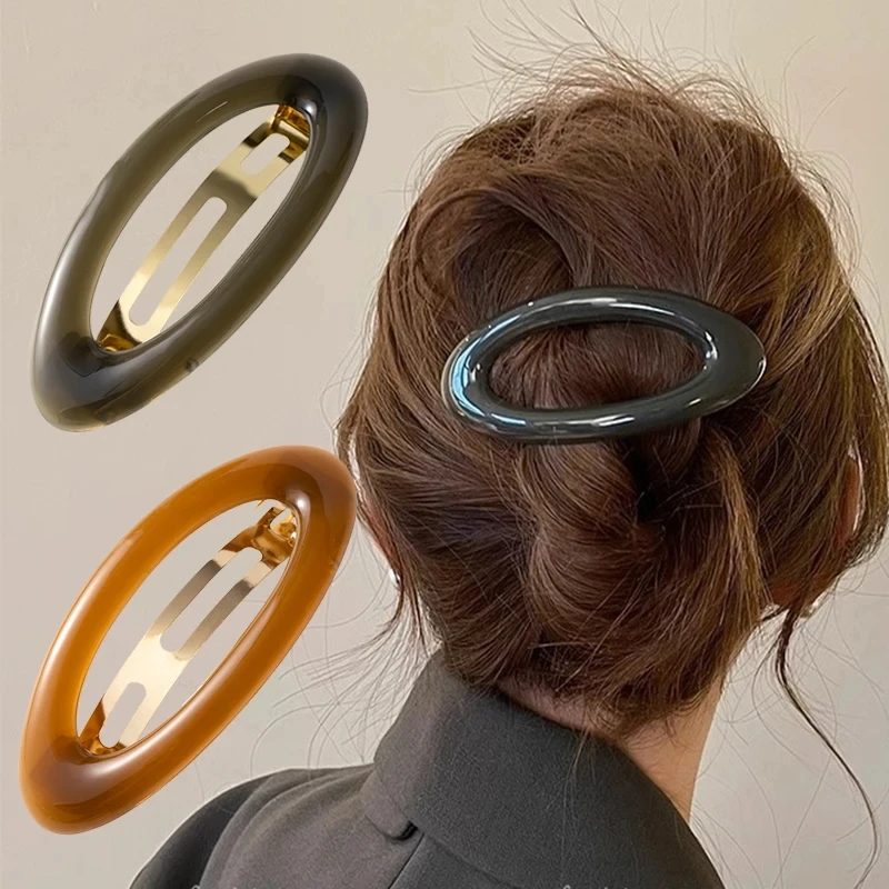 SimpleJewel Hair Claw Clips Dámske kovové želé držiak na panvice v vlasy Módne dievčatá Dievčatá k vlasy