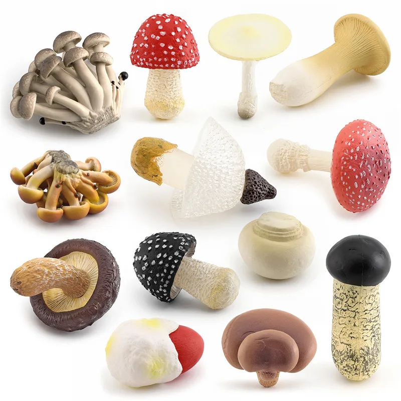 Simulačná huba figúrky záhradné dekorácie mini huby matsutake ustrice krajiny Miniatúry pre domácich majstrov