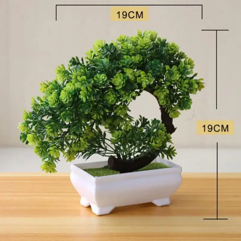 Simulačná rastlina čreptená sakura snehová guľa s umelými rastlinami bonsai zelená malý strom mini malá guľová kvetina dekorácia