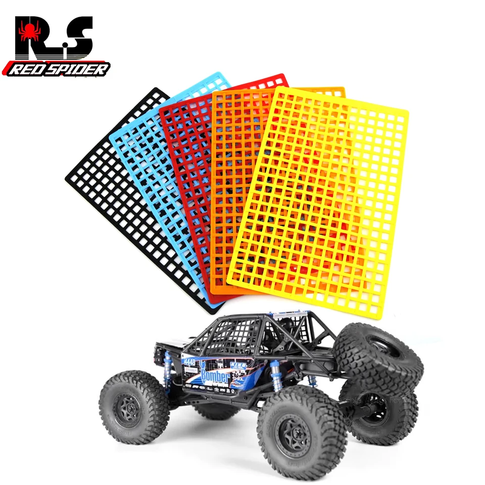 Simulované univerzálne okenné okenné gumové sieťoviny vhodné pre 1:10 RC diaľkové ovládanie terénneho vozidla TRX-4 SCX10 lomka UDR
