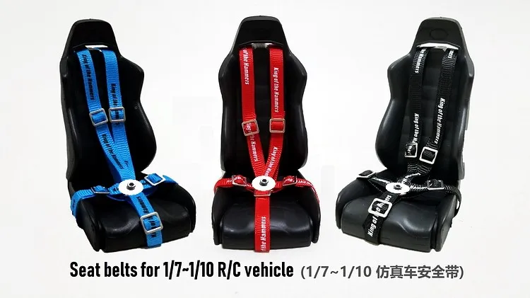 Simulovaný bezpečnostný pás vodiča pre 1/10 RC Crawler Car Axial Wraith TRX4 D90 D110 RC Short-Course Monster Truck 2ks