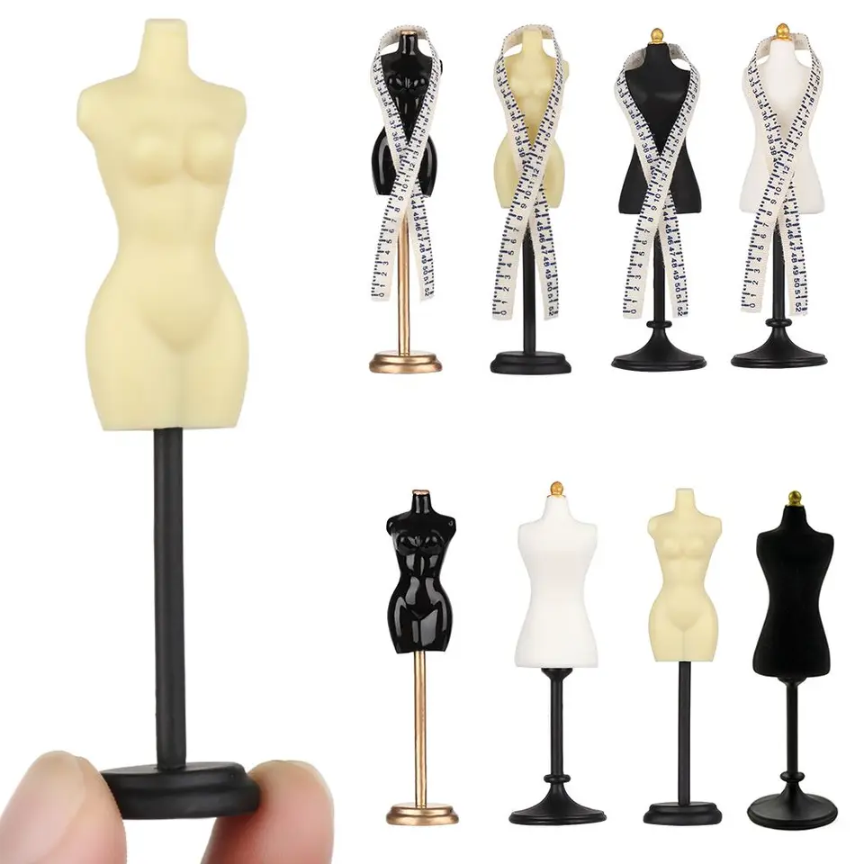 Simulácia detských hračiek večerné šaty Miniatúrne doplnky vládca manekýn Dollous Humanoid Model