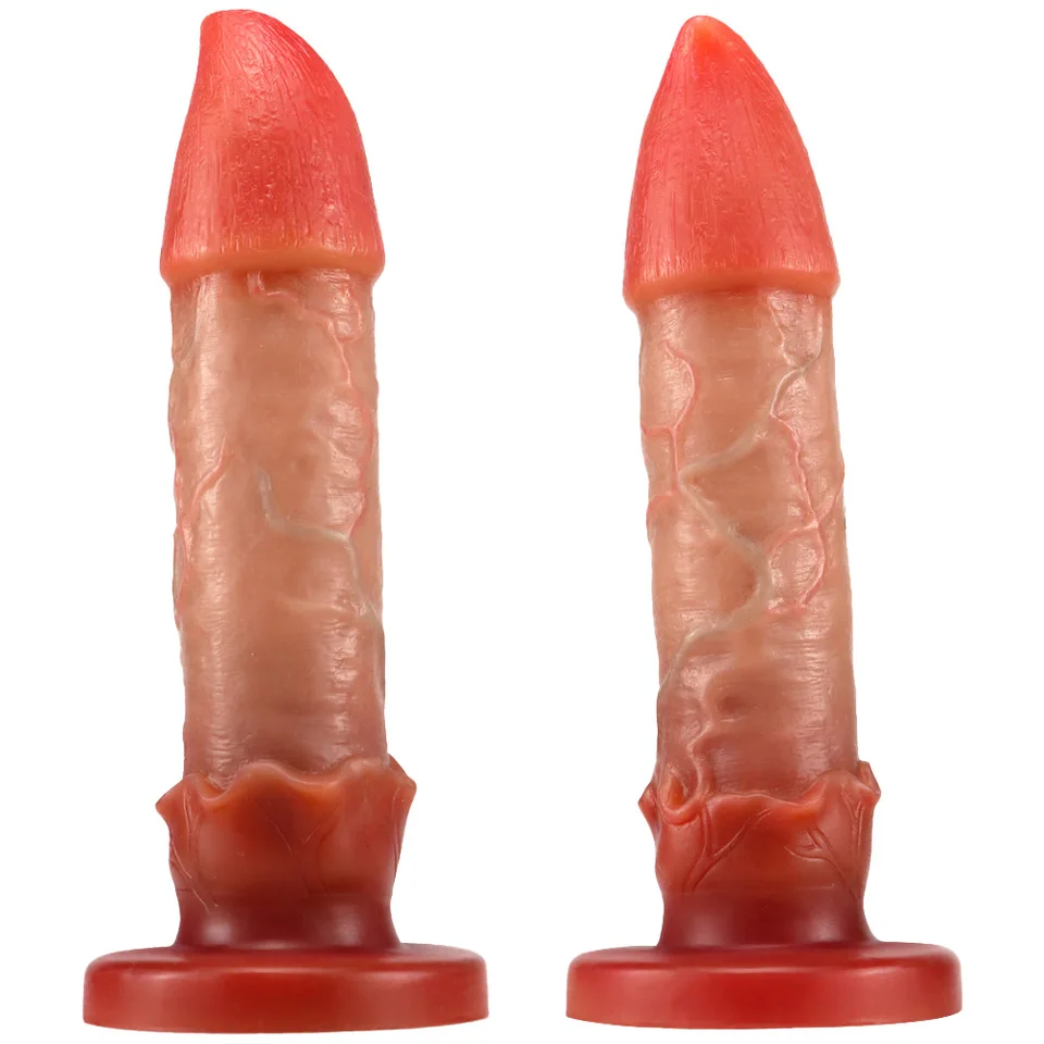 Simulácia v tvare dildo realistické tekuté silikónové pohlavné hračky Ženy manuálne masturbátor análny plug Anus vaginálne dospelé dodávky