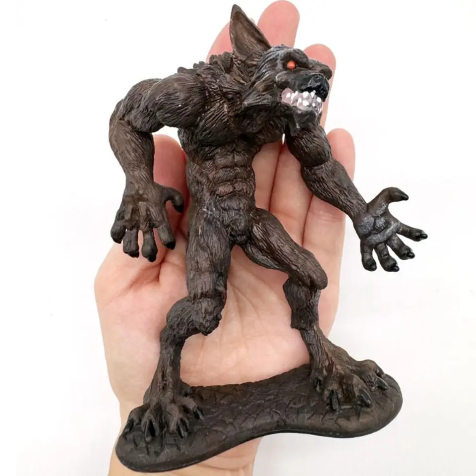 Simulácia vlkodlakového zvierat Mýtické opice Orangutan Ice Demons Figures divokých vzdelávacích magma golemov model deťom darček
