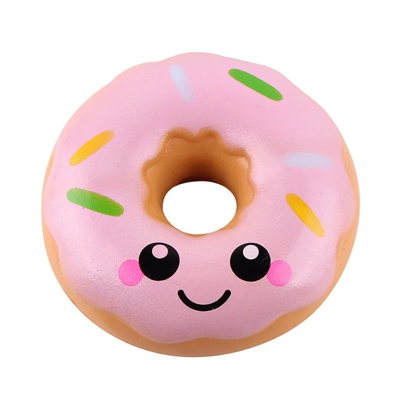 Simulácia šišiek telefónnych popruhov Cartoon Smile Smile tváre, pomaly rastúce anti-strsové fotografie, rekvizity stlačte squishy darček 10*4 cm