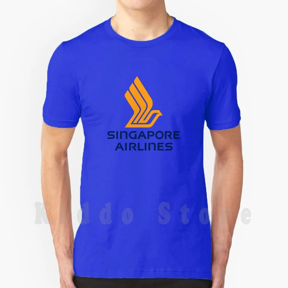 Singapore T košele tlač pre mužov Cotton New Cool Tee Boeing Airplain lietadlo 737 787 747 777 A380 A320 Logo Boeing Logo Airbus