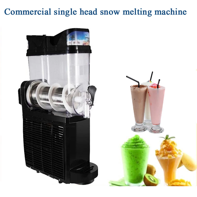 Singel Tank Slush Ice Machine Ice Cream Snow Smoothie nápoj Granita Maker z nehrdzavejúcej ocele pre obchodnú komerciu