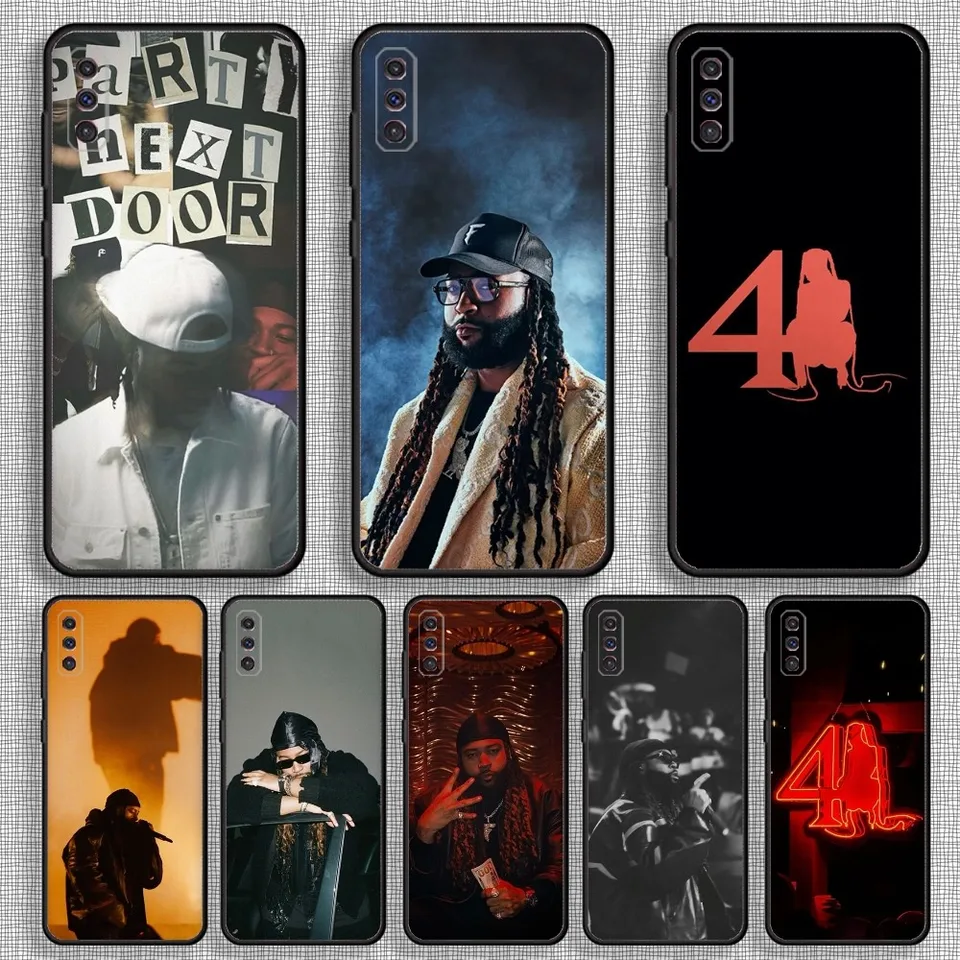 Singer PartyNextdoor Phone Case pre Samsung S23,23,22,30,21,10,9, Note20 Ultra, Lite, Ultra, 5G, Plus, Fe, Black Soft Case