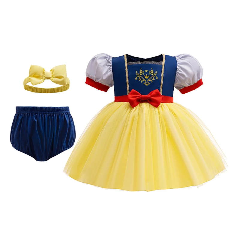 Single Princess Dress Fairy Saree Haori Trojdielne dieťa batoľa oblek 100 dní narodeniny darčekové šaty