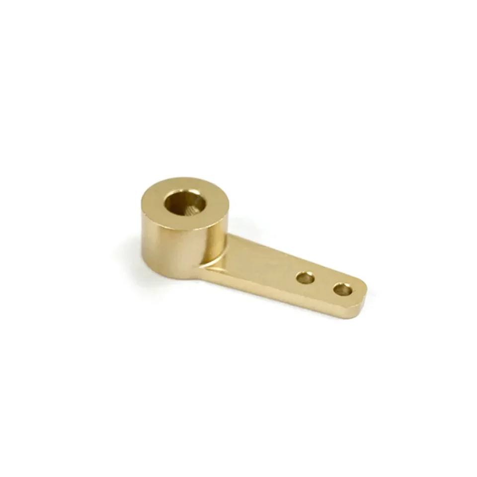 Single Riadiaci hniso 1 ks 3,1/4,1/5,1 mm hliníkové zliatiny Arms pre RC Model Gold Parts Screp Úplne nový
