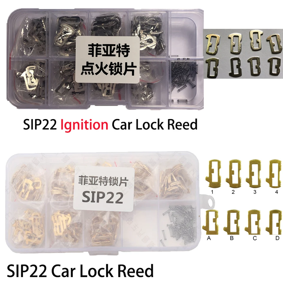 SIP22 Ignition CAR LOCK OPRAVA KIT PRÍSLUŠENSTVO BRASS LOCK Reed Plate pre Fiat for Alfa Romeo IVECO 200ks/box