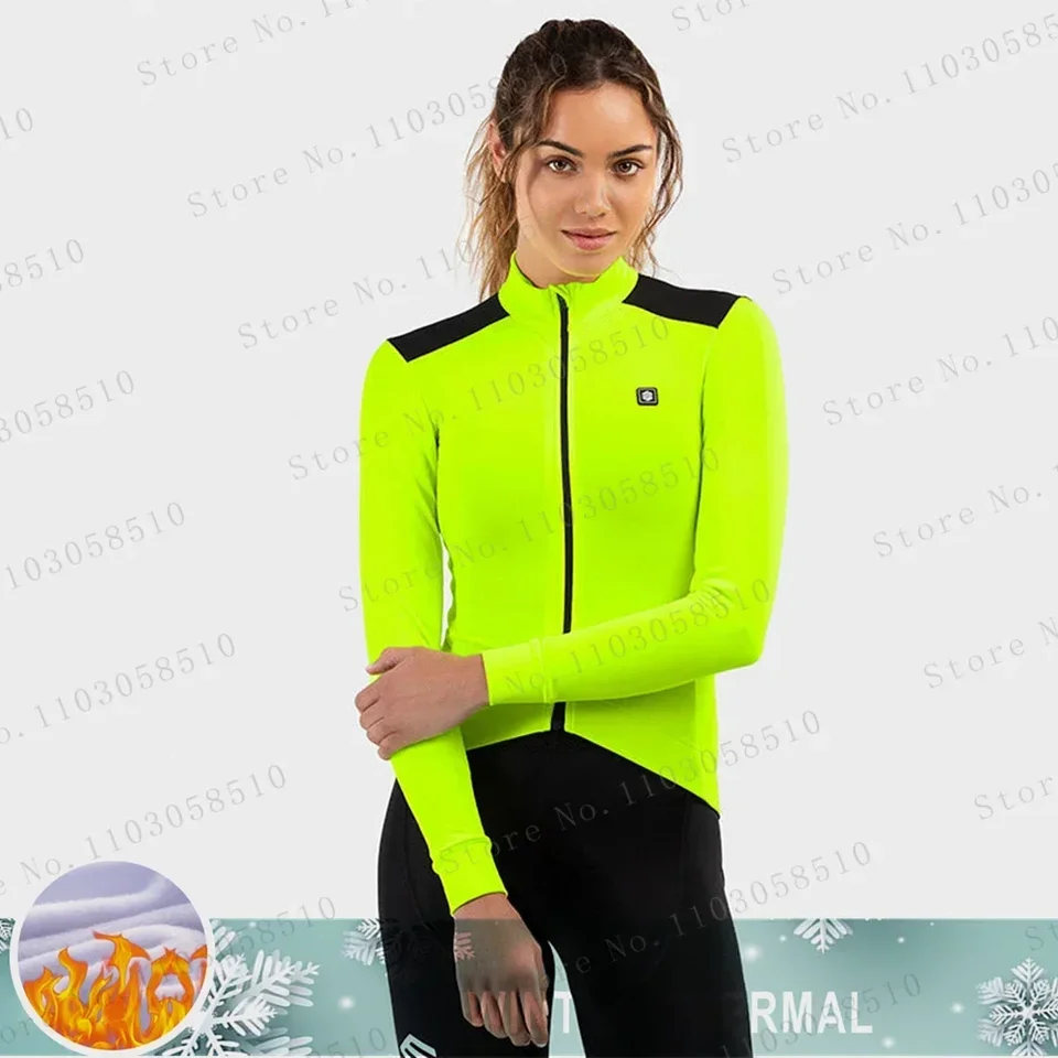 SIROKO ZIMNÉ ŽENY CYCLING SETS MAILLOT ROAD BIKLES AUSTUMN CYCLING DRESE DLHODOBÉ RÁSKY