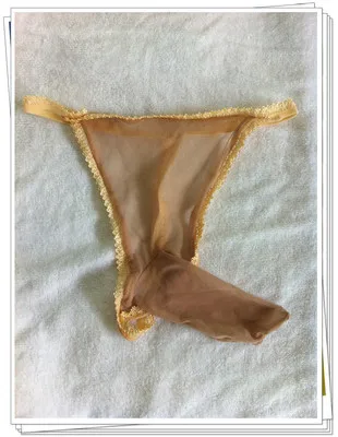 Sissy nohavičky THOG GAY Underwear plus veľkosti pánske nohavičky Priehľadné tangé hviezdy Exotické samostatné spodné prádlo Jockstrap String Homme