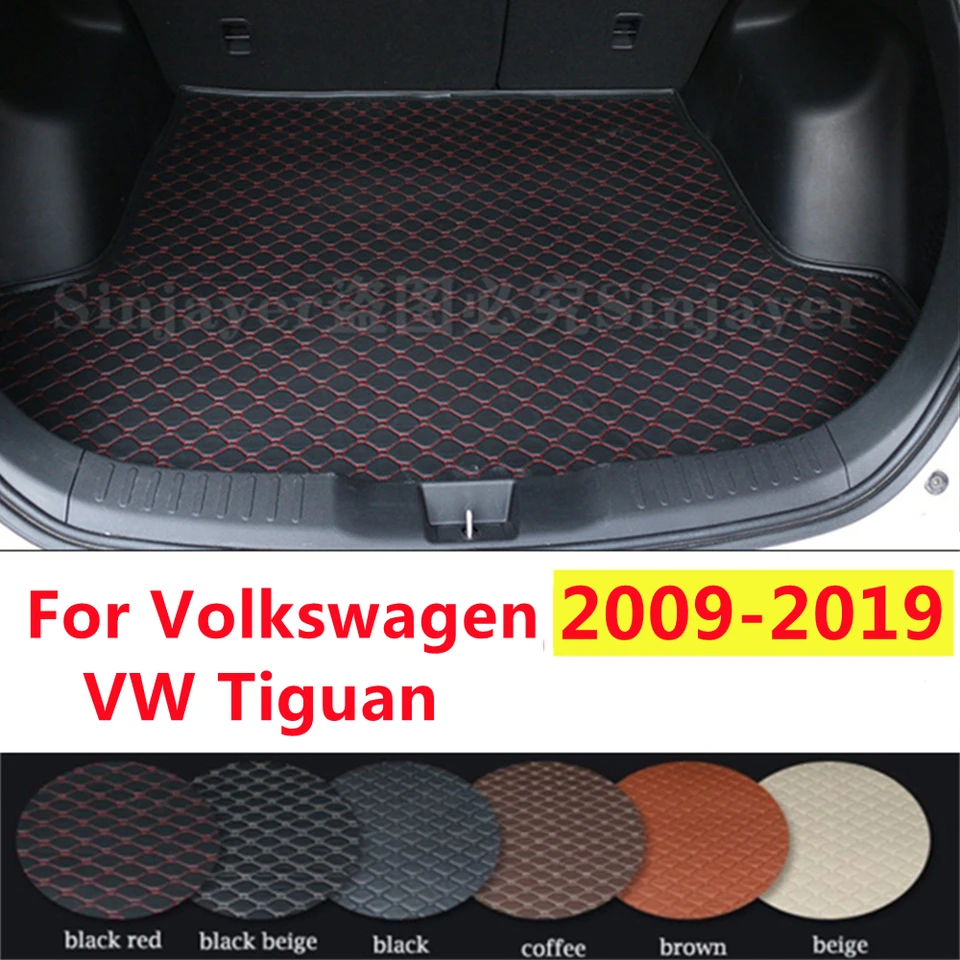 SJ Car Trunk Mat Mat na mieru Fit for Volkswagen VW Tiguan 2019 2018-2009