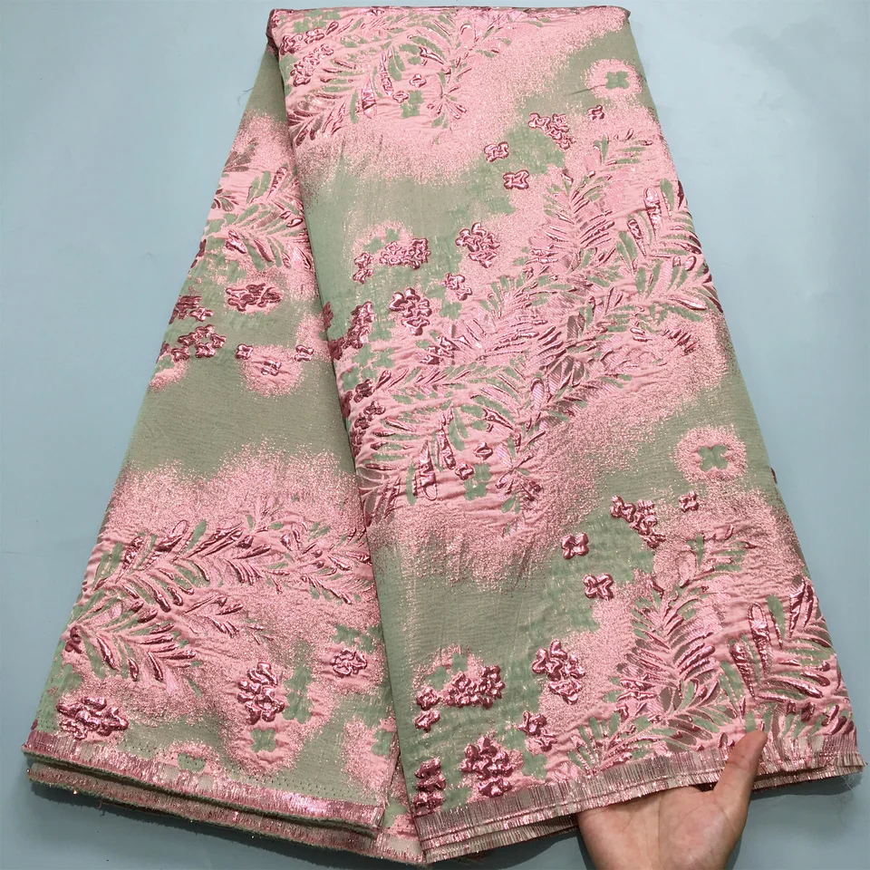 SJD Lace African Brocade Lace Lace Tkanina 2024 Luxusný francúzsky demask Gilding Lace Nigerijská žakačka látka pre ženy, ktoré sa dajú dámske šaty A3876