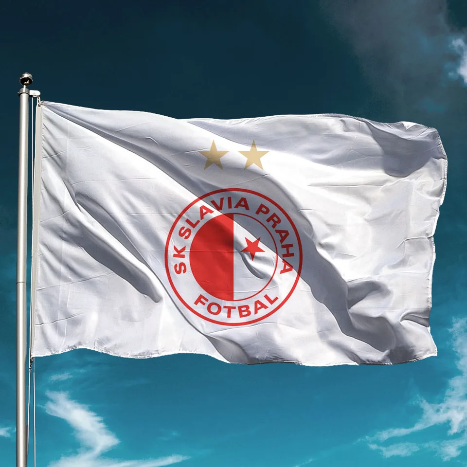 SK SLAVIA PRAHA FLAGE Česk futbalový klub futbalového tímu Banner Outdoors Decor Garden Decorácie pozadie pozadie