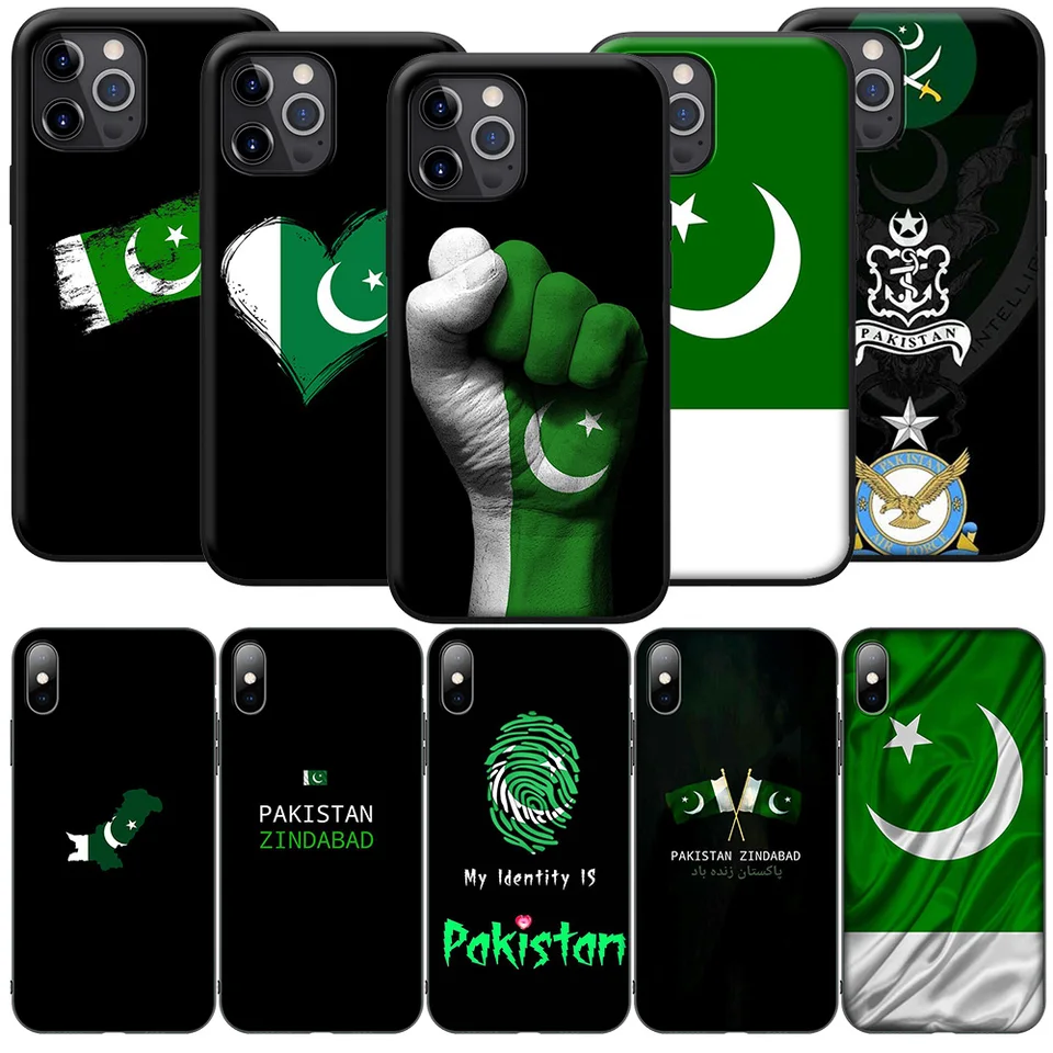 SK129 Pakistan Flag Telefet Soft Mäk pre Huawei Nova 5T 4E 3i 3 2 2i y6 y6p y7 Y9 Honor 20 20s 9x 7c Prime Lite 2019
