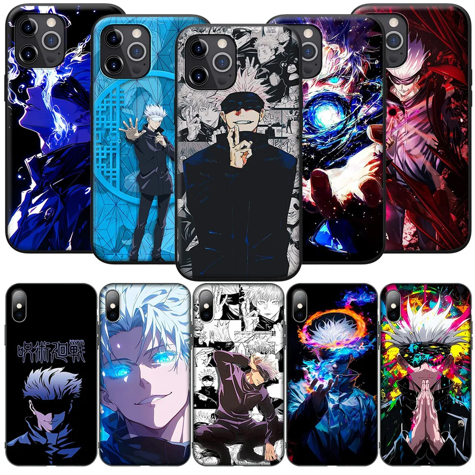 SK82 Gojo Satoru Jujutsu Kaisen Phone Soft Case pre Samsung Galaxy A15 S10E S9 S8 S7 Poznámka 20 10 9 8 plus Lite
