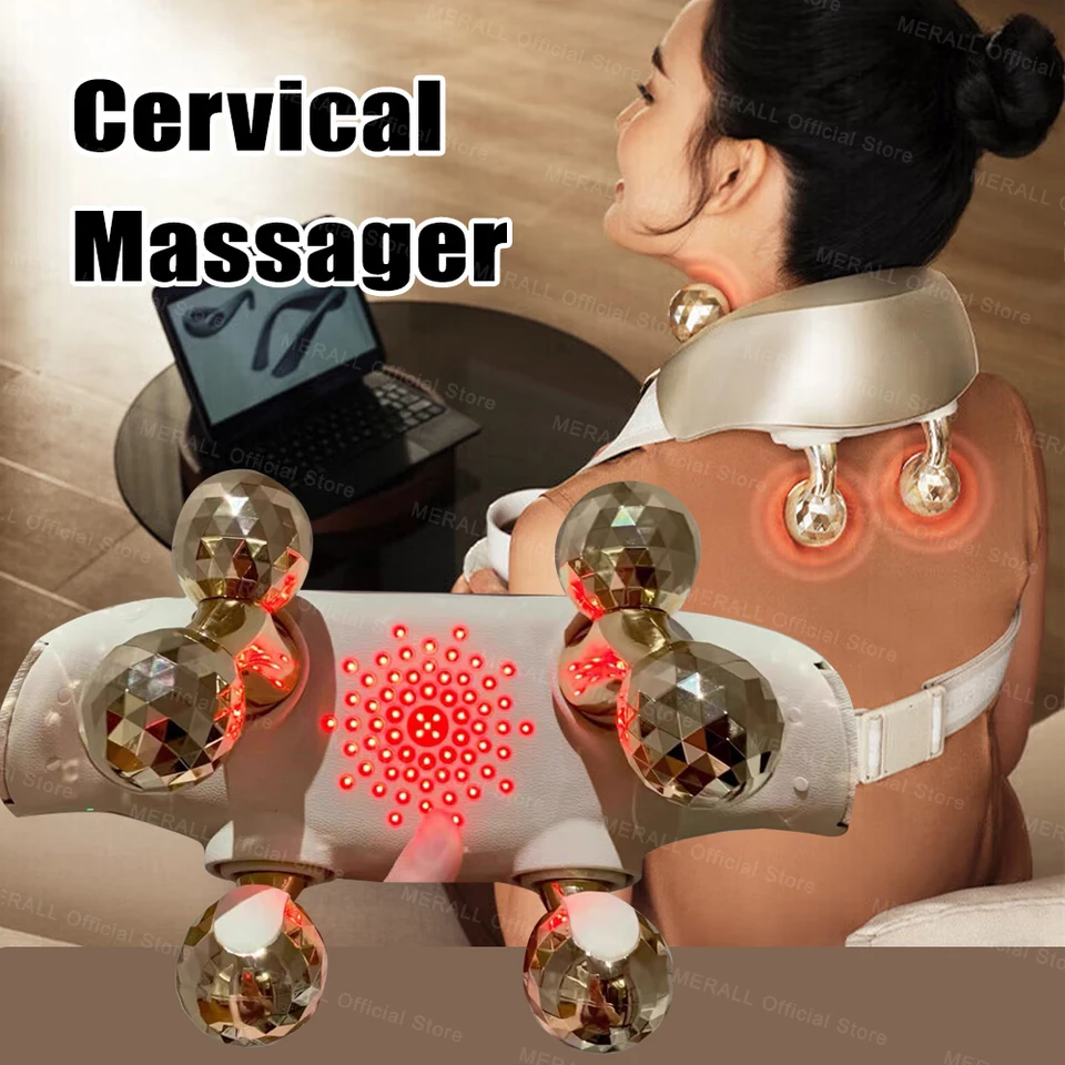 SKG krk Massager Prístroj Infračervené zahrievanie hlboké tkanivo shiatsu elektrické zadné masážky miestne svaly relaxácia