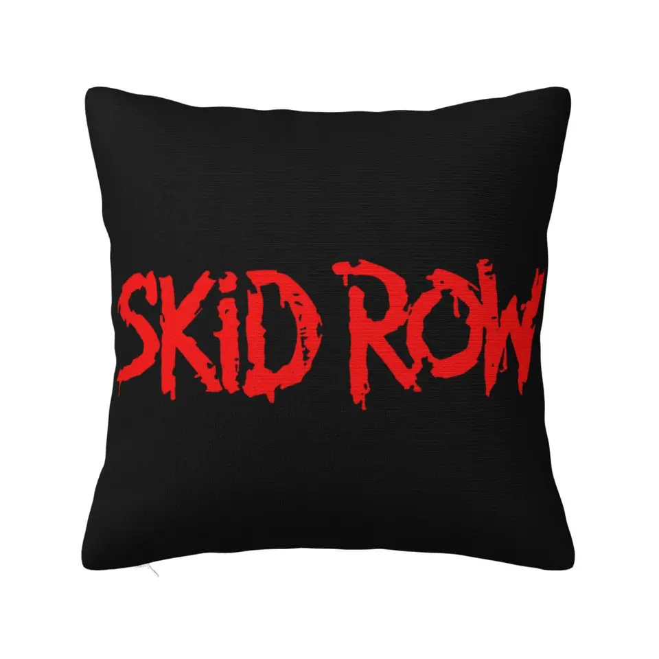 Skid Row Logo White Herren Men Rock Band Girl Lacná cena zostrihá zainteresované obrázky Science Predaj návrhy vankúš vankúš