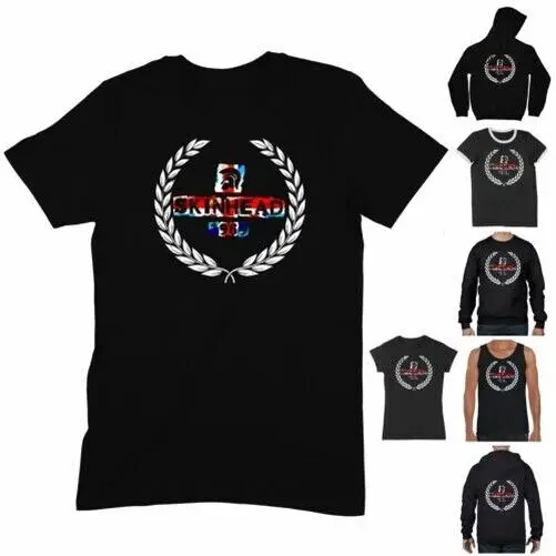 Skinhead 1969 Union Jack Laurel Leaf T tričko oi punk britská vlajka Anglicko