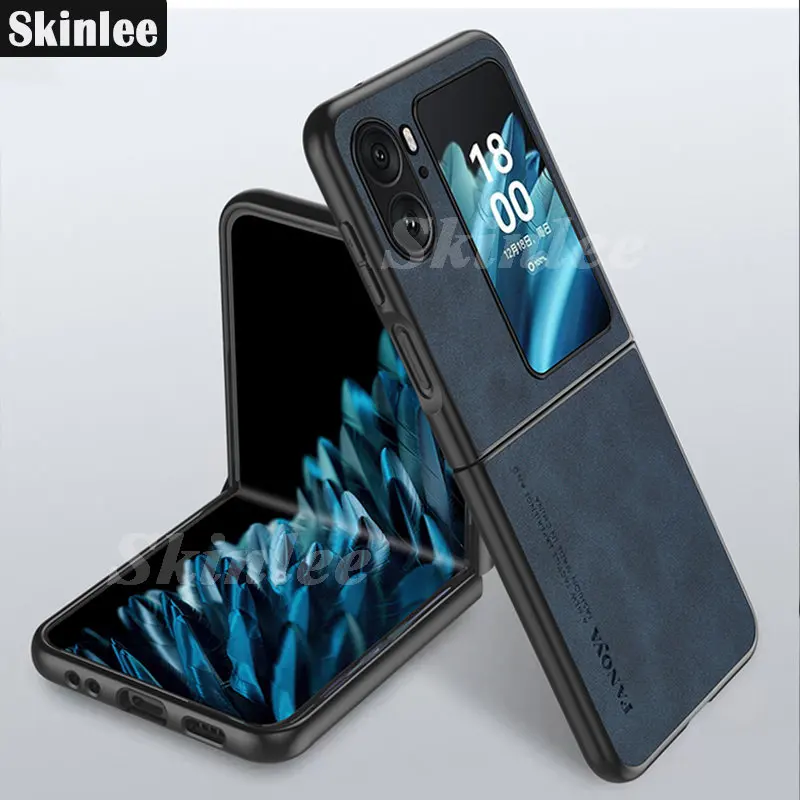 Skinlee Soft Case pre Oppo Nájdite N2 Flip Pase Luxuy Brand Slim Velor Matte Soft Wool Texture Cover pre nájdenie N2 Flip Case