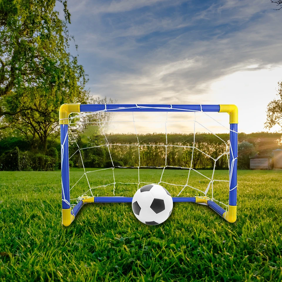 Skladacie deti futbalové góly tréning pre deti futbalové gól s futbalovou sieťou pump