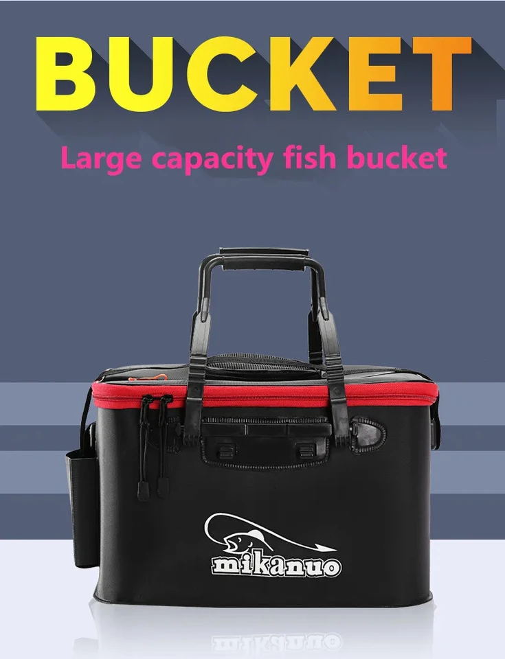 Skladacie živé rybie vedro Eva Zhruba rýb Ryby Prenosná nádrž na vodu Fishing Live Fish Box Fishing Doplnky vonkajšie