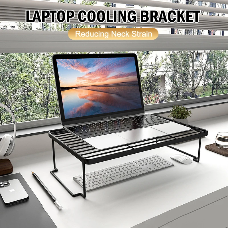 Skladateľný stánok na prenosný počítač PC počítač Monitor stúpací stúpač Restrukovanie krku Skladovanie notebook pre notebook pre MacBook Air Pro