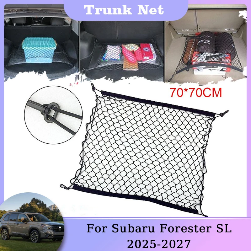 Skladovacia sieť kufra pre Subaru Forester SL MK6 2025 2026 2027 Nylon sieť